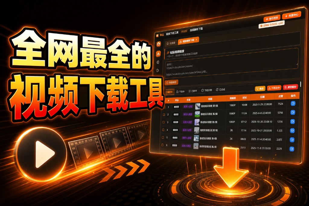 全网最全的视频下载工具
